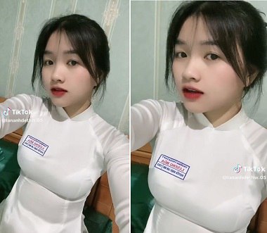 Cô nàng hot girl cấp 3 bị lộ clip doggy nóng bỏng