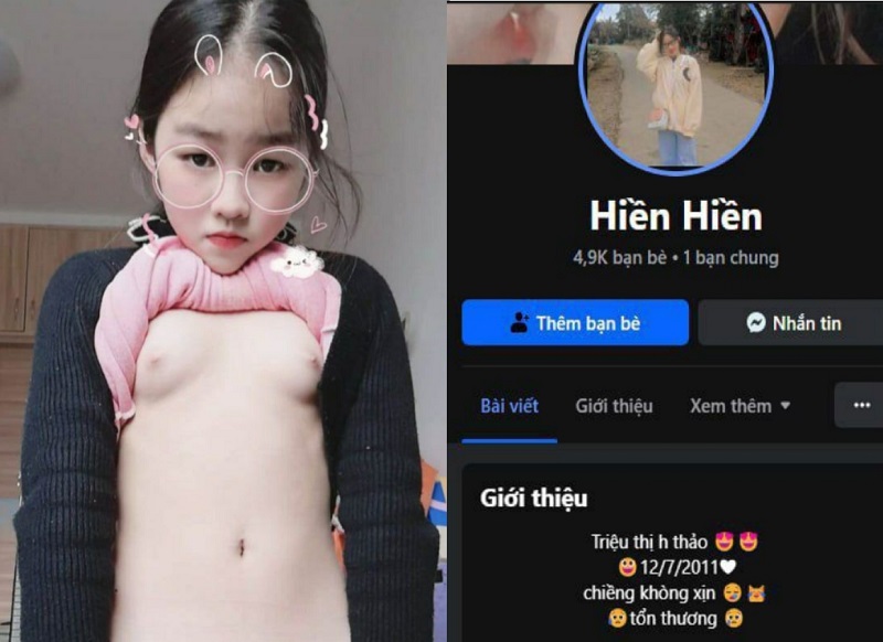 Hiền gái trẻ mới dậy thì khoe thân hình nóng bỏng khắp mạng xã hội